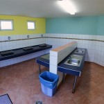 Sanitärgebäude Küche Innen